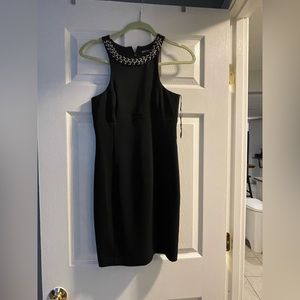 Express black high neck dress